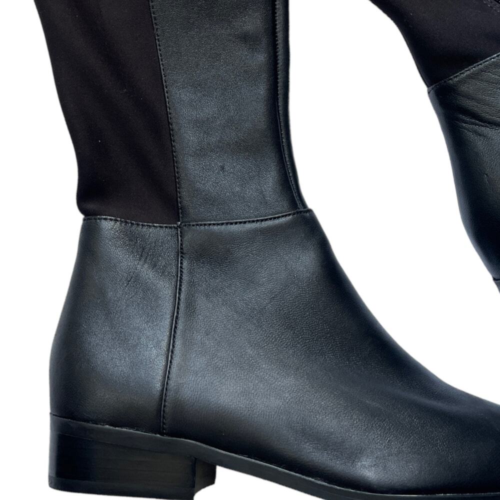 NWT Michael Kors Bromley Black OTK Riding Boots Women’s 5M - Picture 11 of 15